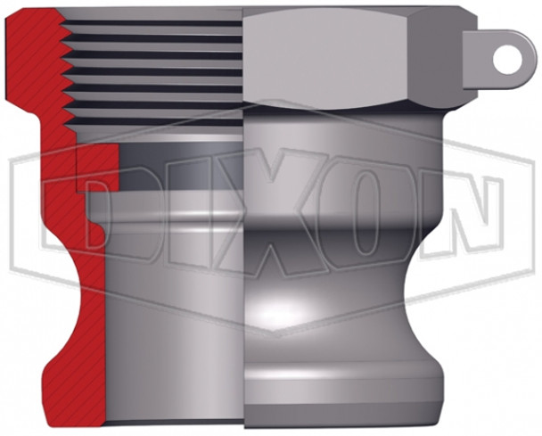 600-A-PM - Dixon Cam & Groove Type A Adapter x Female NPT 600-A-PM - Dixon Cam & Groove Type A Adapter x Female NPT