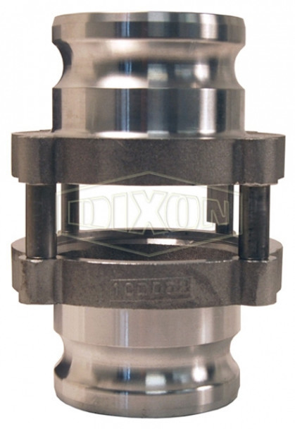 3534AA - Cam & Groove In-Line Sight Glass Adapter x Adapter