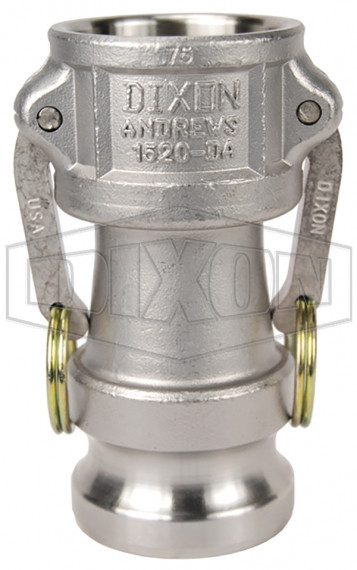 1520-DA-SS - Dixon Cam & Groove Jump Size Type DA Coupler x Adapter