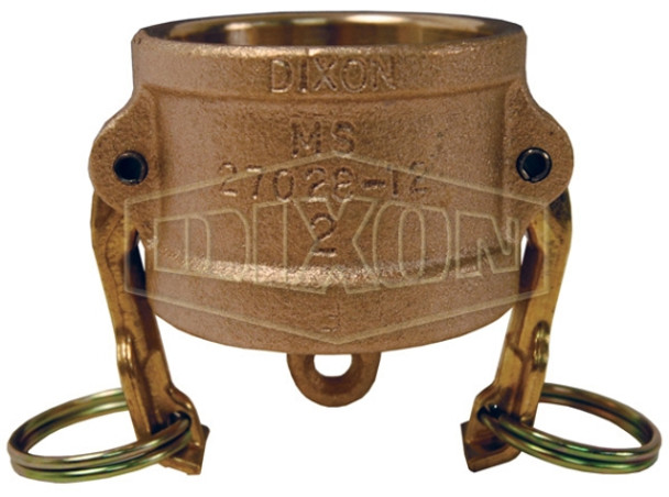 200-DC-BR - Dixon Cam & Groove Type DC Dust Cap