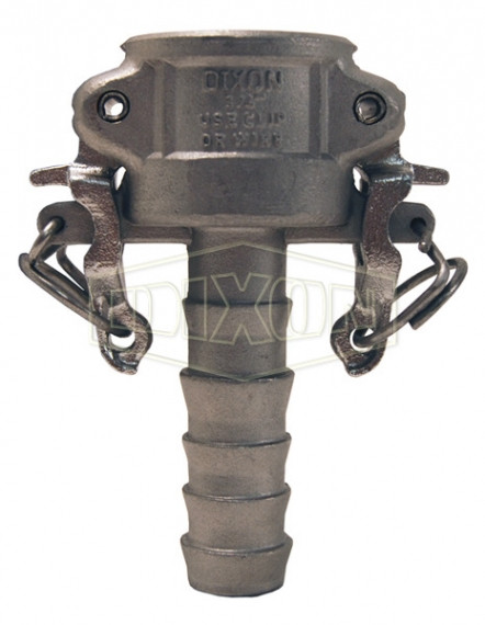 RC075BL - Boss-Lock Cam & Groove Type C Coupler x Hose Shank