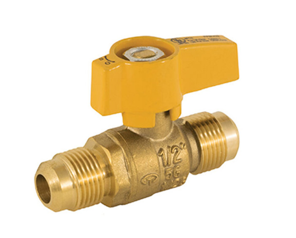 Gas Ball Valve, 2 Piece, Flare Connection, 175 WOG