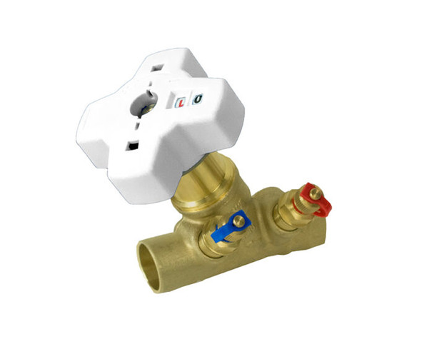 Y-Pattern Multi-Turn Globe Valve with Memory Stop, Solder Connection, 300 WOG