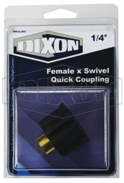 PW-AL450 - Female x Swivel Quick Coupling - Retail Packaged PW-AL450 - Female x Swivel Quick Coupling - Retail Packaged