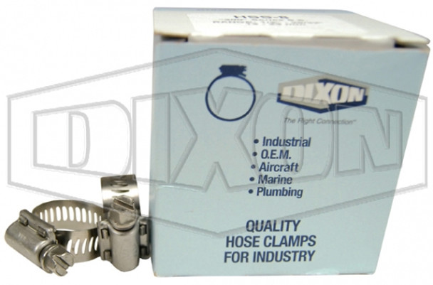 GHD-HSS8 - Dixon Worm Gear Clamp - Retail Packaged