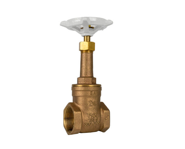 Lead Free Bronze Rising Stem Gate Valve, Threaded Connection, 300 CWP