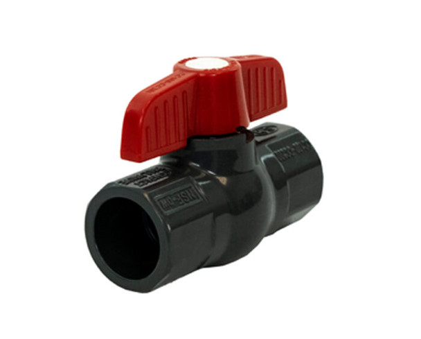 Thermoplastic Valve, PVC, Schedule 80, Solvent Connection, 150 WOG