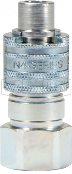 N4BF6 - Dix-Lock® N-Series Bowes Interchange Female Threaded Plug