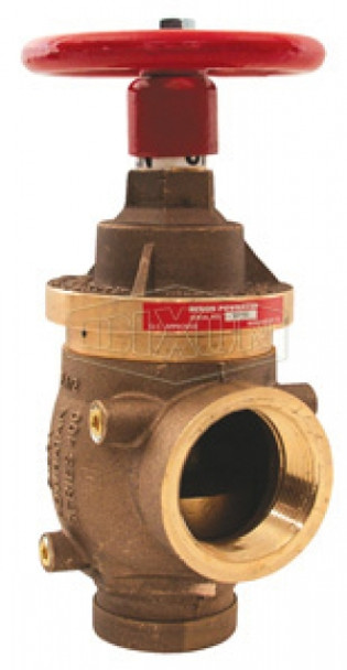 NAPRAVGFT250-85 - Factory Set Pressure Reducing Brass Angle Valve Grooved x Female