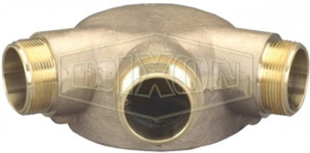 90FR3C6025 - Three-Way Male Outlet Roof Connection Bottom Outlet