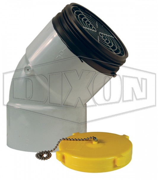 ADH45M45F - Dry Hydrant 45° Male Adapter