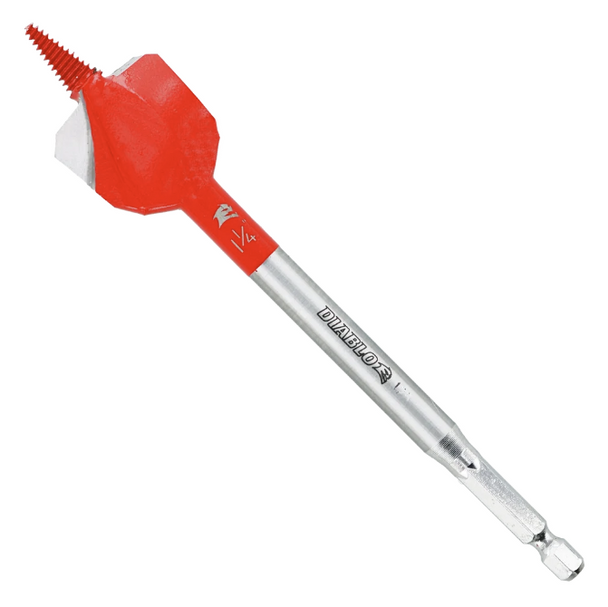 Diablo 1-1/4 in. x 6 in. Demo Demon™ Spade Bit for Nail-Embedded Wood