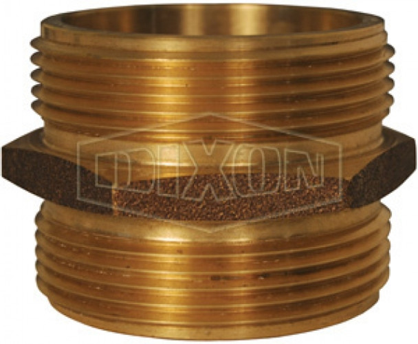 DMH1515T - Double Male Hex Nipple Brass