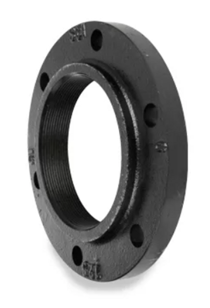 6" 150# Ductile Iron Black Threaded Hydrant Flange