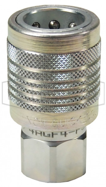 4AGOF4-PS - AG-Series Agricultural Push-Pull Ball Valve Female Threaded Coupler