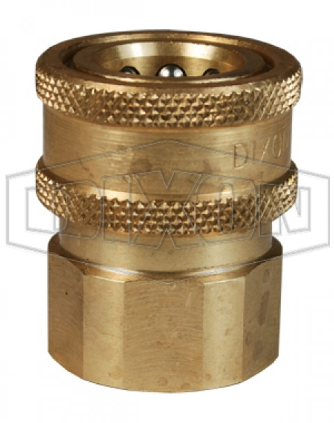 4VF4-B-E - V-Series Unvalved Female Coupler