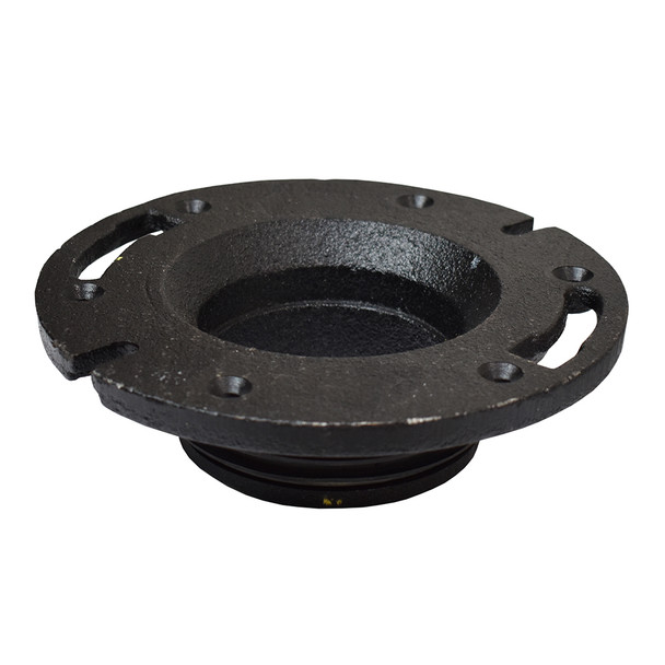 4″ x 2″ Cast Iron Push-in Closet Flange w/ Gasket