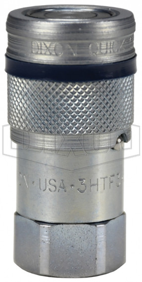 3HTF3 - HT-Series Correct Connect® Flushface Female Threaded Coupler