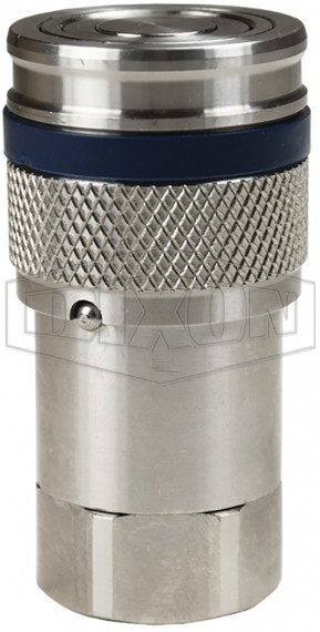 4HTF6-SS - HT-Series Correct Connect® Flushface Female Threaded Coupler