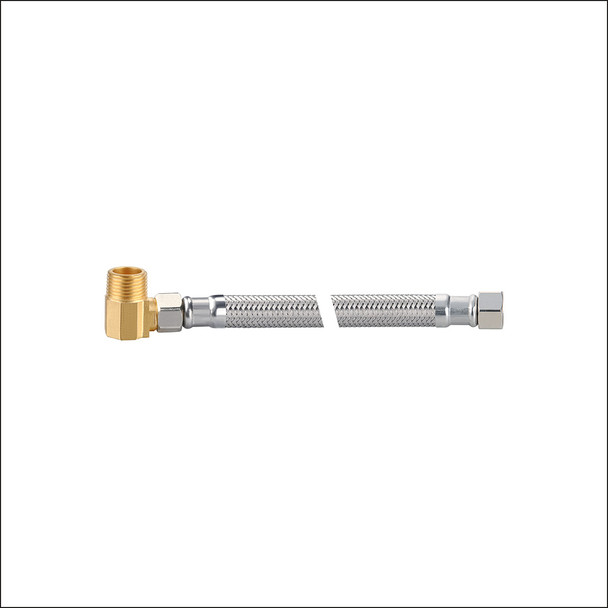3/8" OD x 3/8"mpt 72" S.S. Braided Dishwasher Connector-Lead Free 3/8" OD x 3/8"mpt 72" S.S. Braided Dishwasher Connector-Lead Free