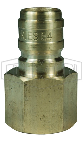 E10F10-B - E-Series Straight Through Female Threaded Plug