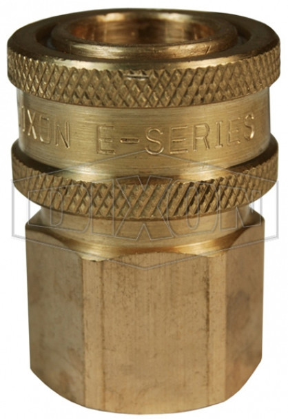 4EF4-B - E-Series Straight Through Female Threaded Coupler