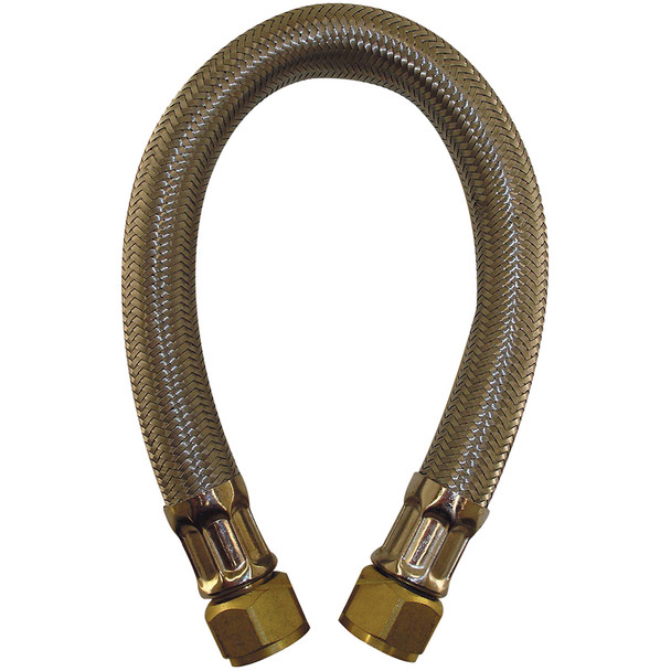 3/4" FIP 12" S.S. Braided Water Heater Connector- Lead Free
