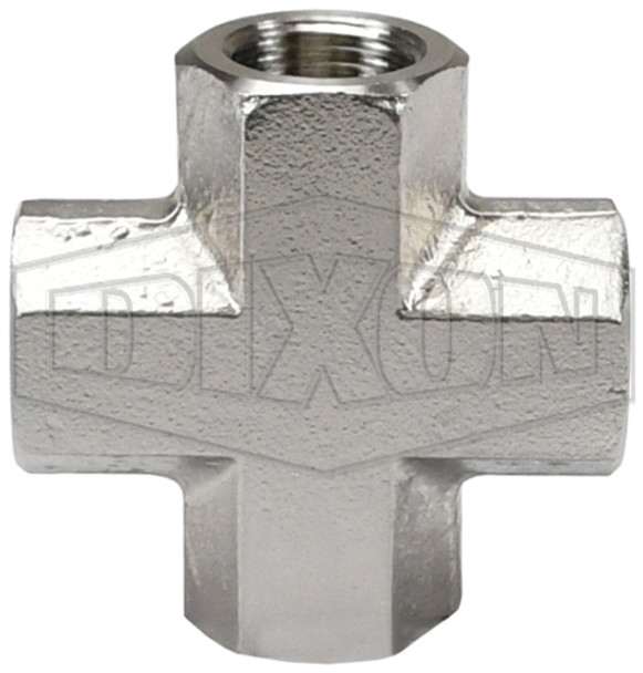 2280202SS - NPT Female Pipe Cross