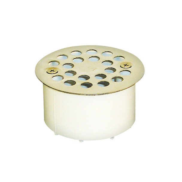 3" PVC Snap-in Drain w/ Stainless Steel Strainer