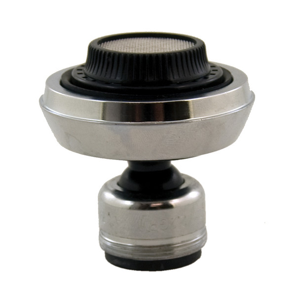 Faucet Aerator w/ dual swivel spray - 2.5 GPM- Lead Free- Chrome Plated