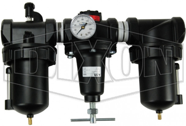 C119-12MMB - Watts FRLs C119-Series Standard Combination Unit with Manual Drain C119-12MMB - Watts FRLs C119-Series Standard Combination Unit with Manual Drain