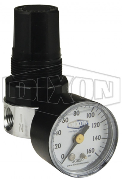 R374-02CG - Watts FRLs R643-Series Miniature Regulator with Gauge R374-02CG - Watts FRLs R643-Series Miniature Regulator with Gauge