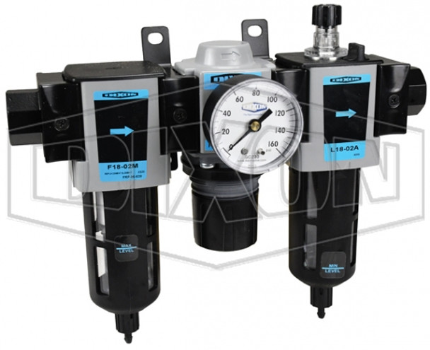 C18-04M - Wilkerson FRLs C18-Series Compact Combination Unit C18-04M - Wilkerson FRLs C18-Series Compact Combination Unit