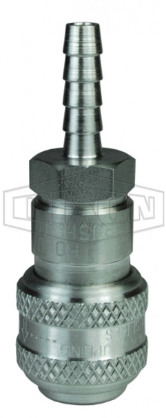 2DS3-S - D-Series Pneumatic Automatic Standard Hose Barb Coupler