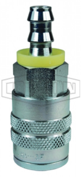 3FB3 - F-Series Pneumatic Manual Push-Loc Hose Barb Coupler