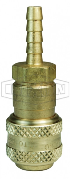 3DS4-B - D-Series Pneumatic Automatic Standard Hose Barb Coupler