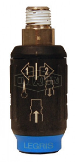 9405U0614 - Legris Automatic Industrial Safety Coupler Male NPT