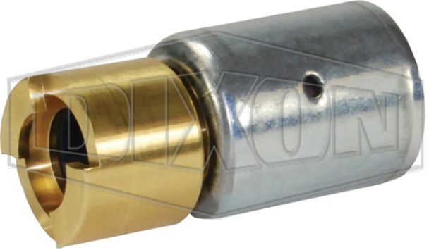 4NS6-B-WF - Dix-Lock® N-Series Bowes Interchange Coupler with Ferrule Female Head 4NS6-B-WF - Dix-Lock® N-Series Bowes Interchange Coupler with Ferrule Female Head