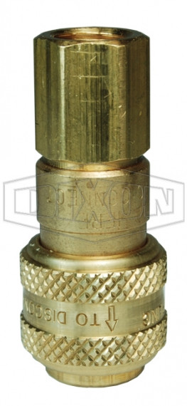 3DF4-B - DF-Series Pneumatic Automatic Female Threaded Coupler