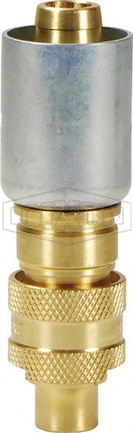 N4S6-B-WF - Dix-Lock® N-Series Bowes Interchange Coupler with Ferrule Female Head N4S6-B-WF - Dix-Lock® N-Series Bowes Interchange Coupler with Ferrule Female Head