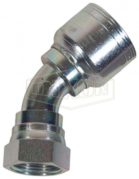 FJC45-08-08 - Nominal Smooth Bore PTFE Hose 45° FJIC Fitting