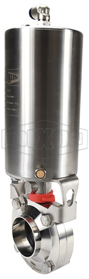 B5107E250CCH - B5107-Series Butterfly Valve with Vertical Canister Actuation