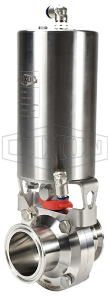 B5107V200CCG - B5107-Series Butterfly Valve with Vertical Canister Actuation