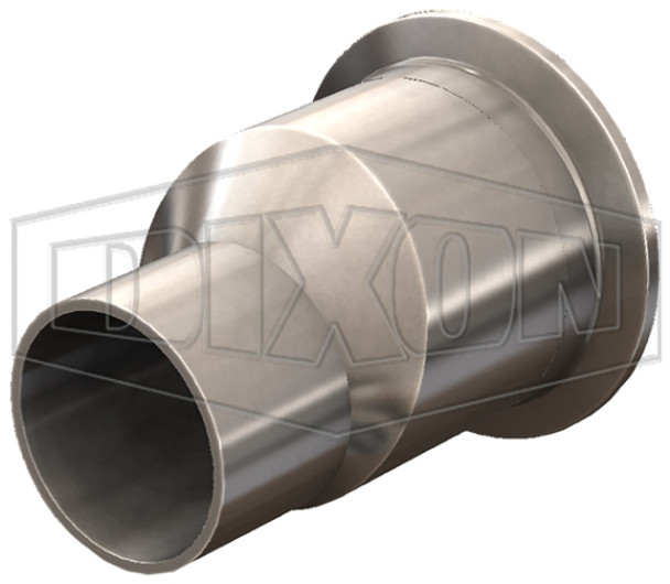 2226EBB100050F4 - BioPharm Clamp x Weld Eccentric Reducer - 2226E