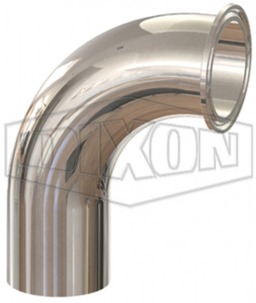 T2CM-075PM - BioPharm 90° Clamp x Weld Elbow T2CM-075PM - BioPharm 90° Clamp x Weld Elbow