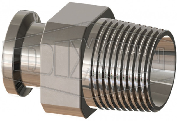 T21MP-100050PL - BioPharm Clamp Adapter x Male NPT T21MP-100050PL - BioPharm Clamp Adapter x Male NPT