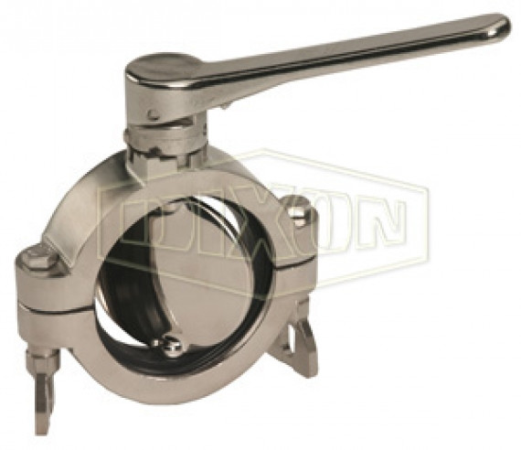 B5102E300-A - B5102-Series Butterfly Valve Clamp End