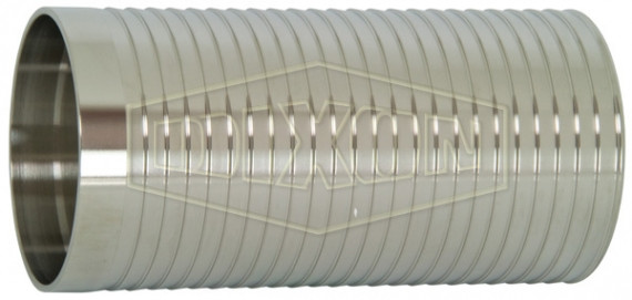 14WHRL-R100 - Polished Long Weld Hose Adapter