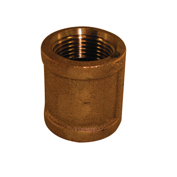 3/8" FPT Bronze Coupling- Lead Free