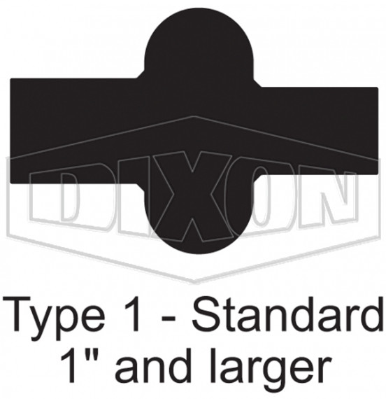 40MP-SFYZ100 - Metal and X-ray Detectable Clamp Gasket